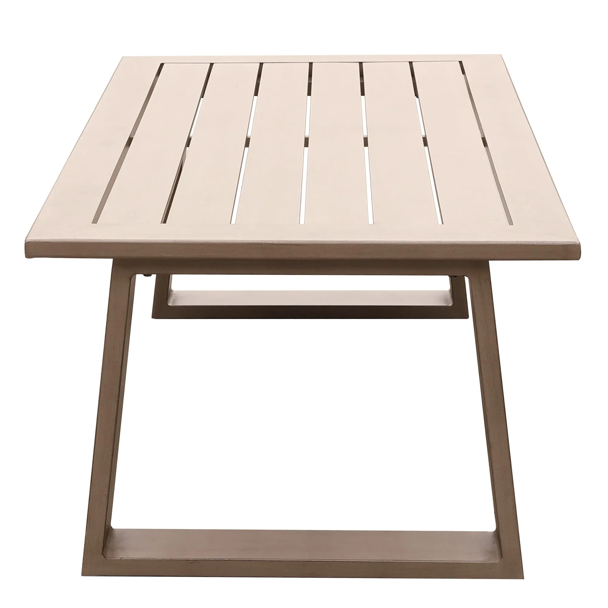 28" x 5" Aluminium Coffee Table, Remains Rust Free With UV Repellent Powder Coat Finish, A Note Worthy Coffee Table.