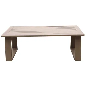 28" x 5" Aluminium Coffee Table, Remains Rust Free With UV Repellent Powder Coat Finish, A Note Worthy Coffee Table.