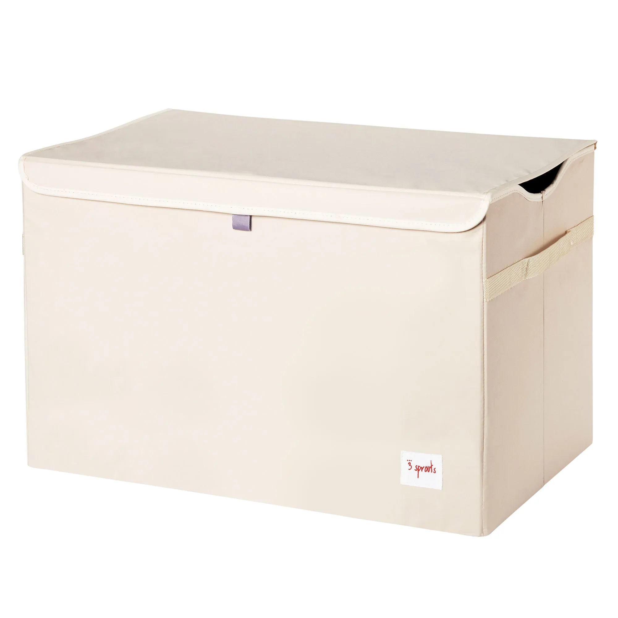 3 Sprouts Children's Nursery Room Soft Fabric Trunk Toy Chest Box, Sloth (Used)