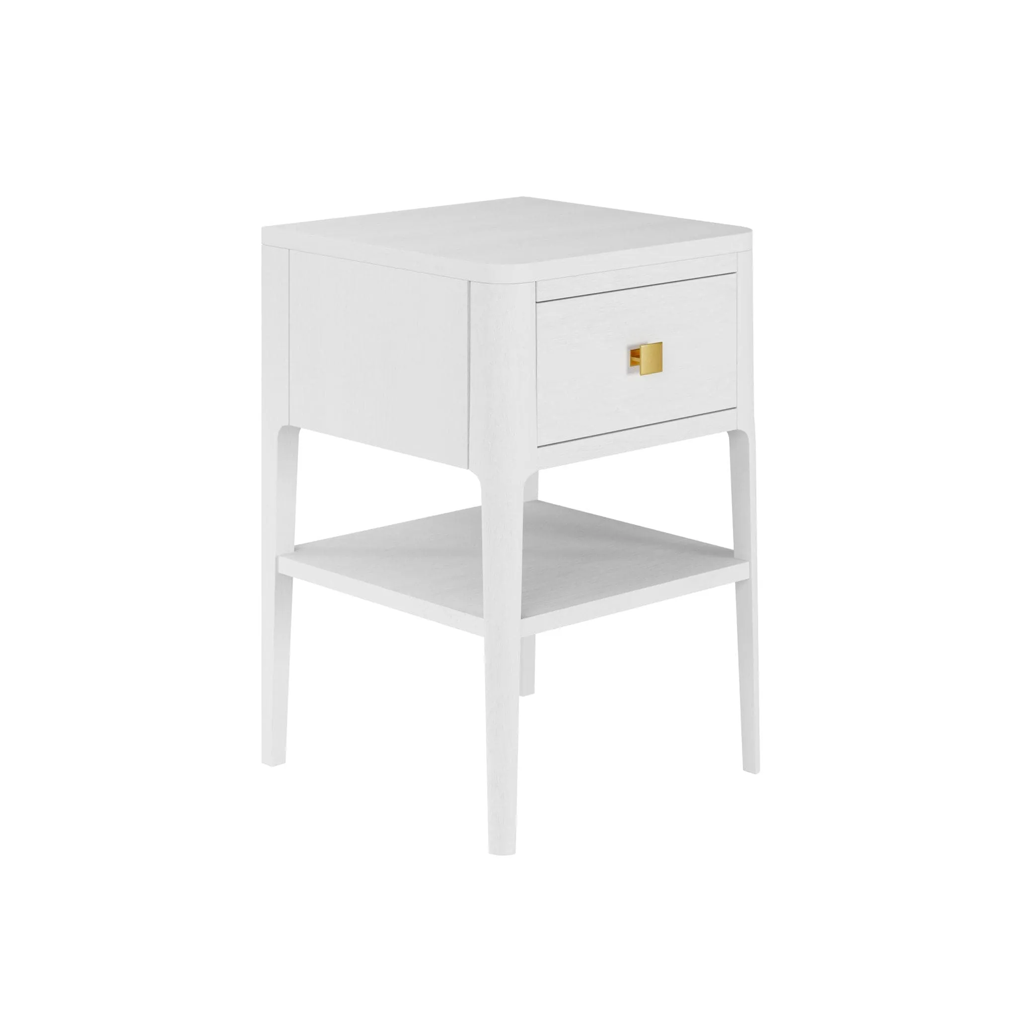 Abberley Bedside - White - 1 Drawer