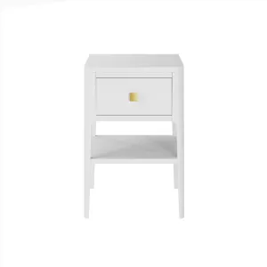 Abberley Bedside - White - 1 Drawer