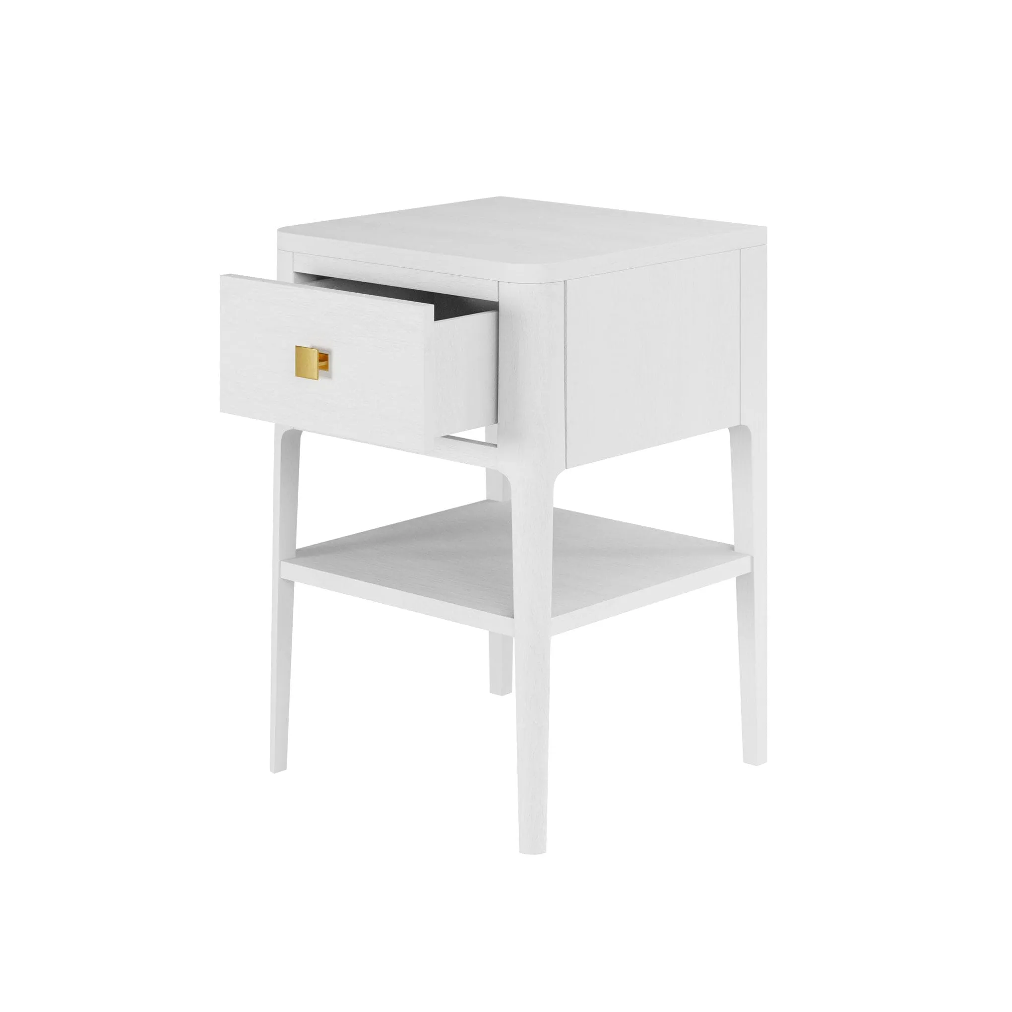 Abberley Bedside - White - 1 Drawer