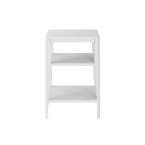 Abberley End Table - White