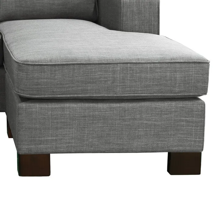 Adorn Homez Huckaby L Shape Sofa (4 Seater) in Fabric