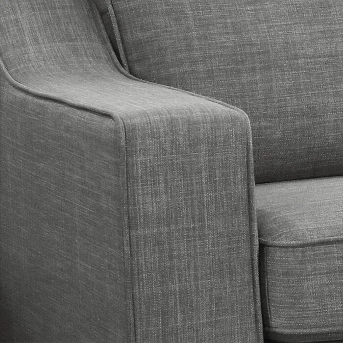 Adorn Homez Huckaby L Shape Sofa (4 Seater) in Fabric