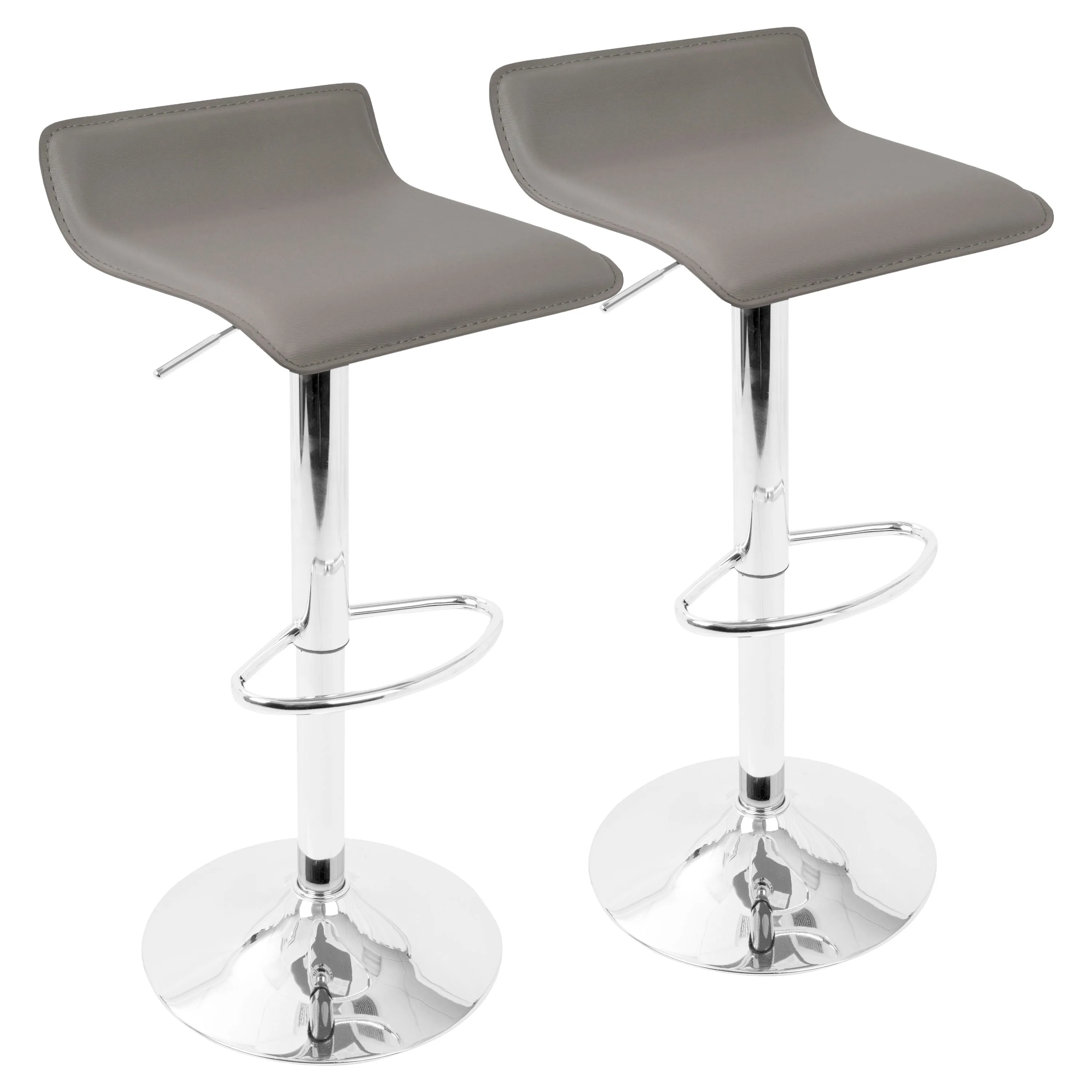 Ale - Contemporary Adjustable Barstool (Set of 2) by Couch.com