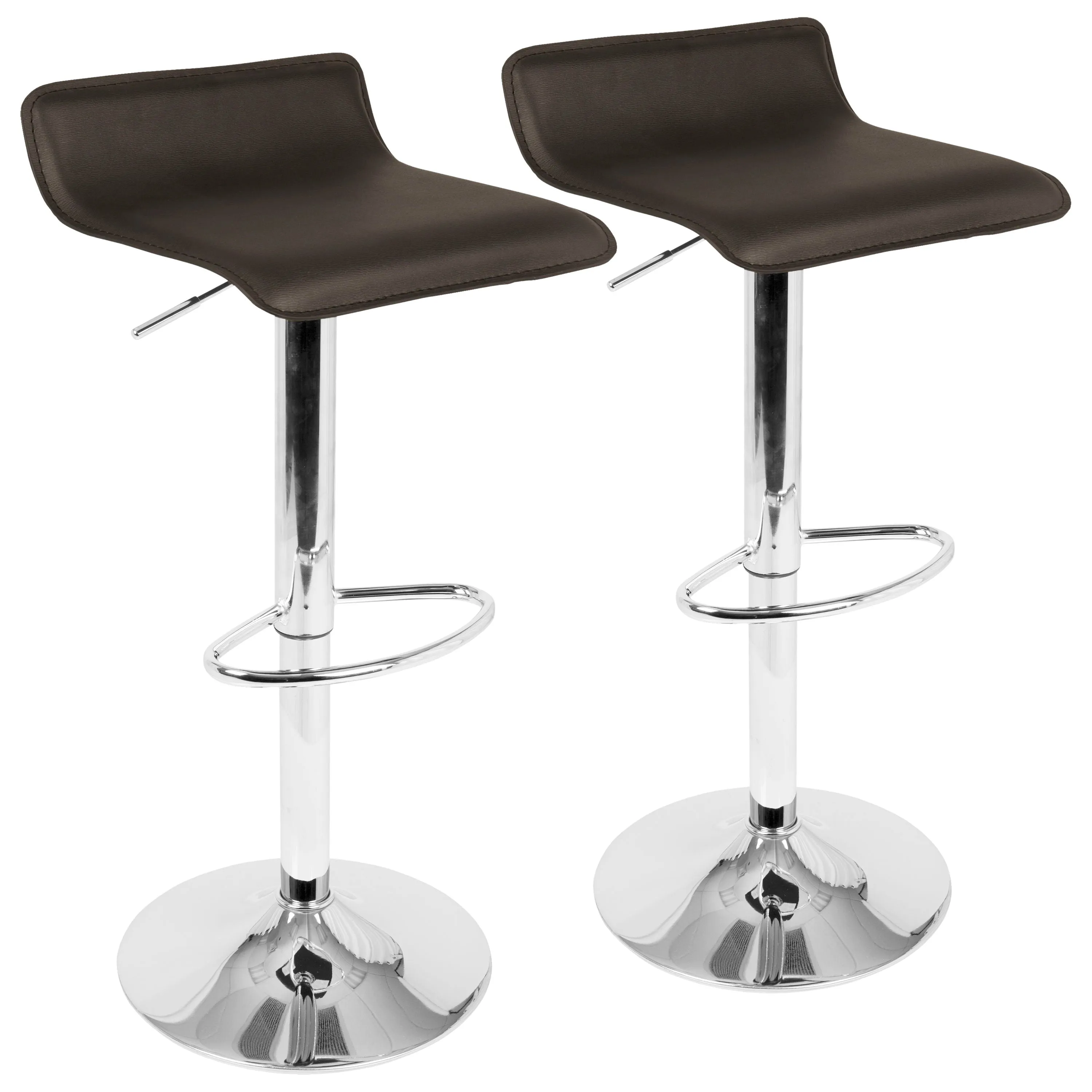 Ale - Contemporary Adjustable Barstool (Set of 2) by Couch.com