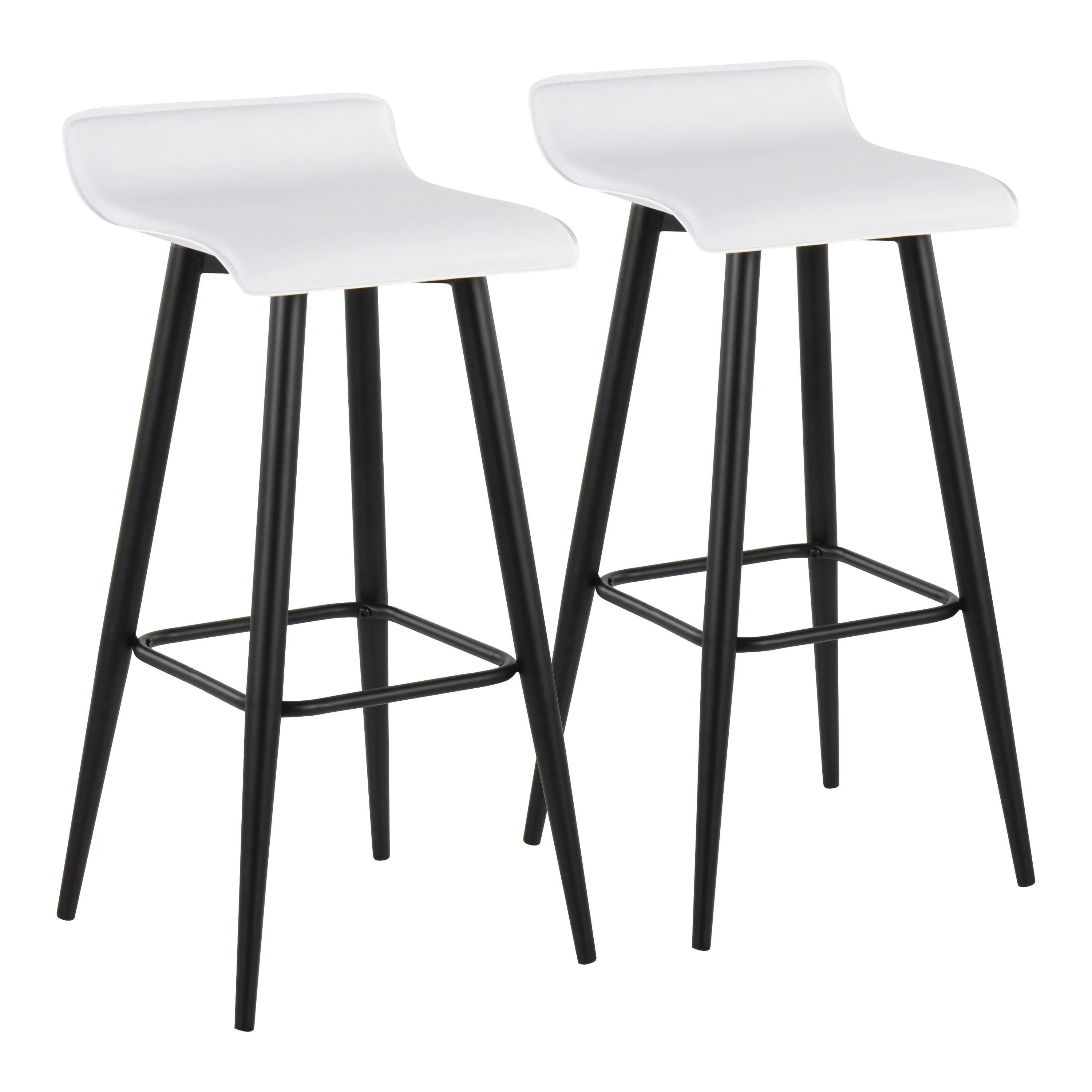 Ale - Contemporary Fixed Height Bar Stool (Set of 2) by Couch.com