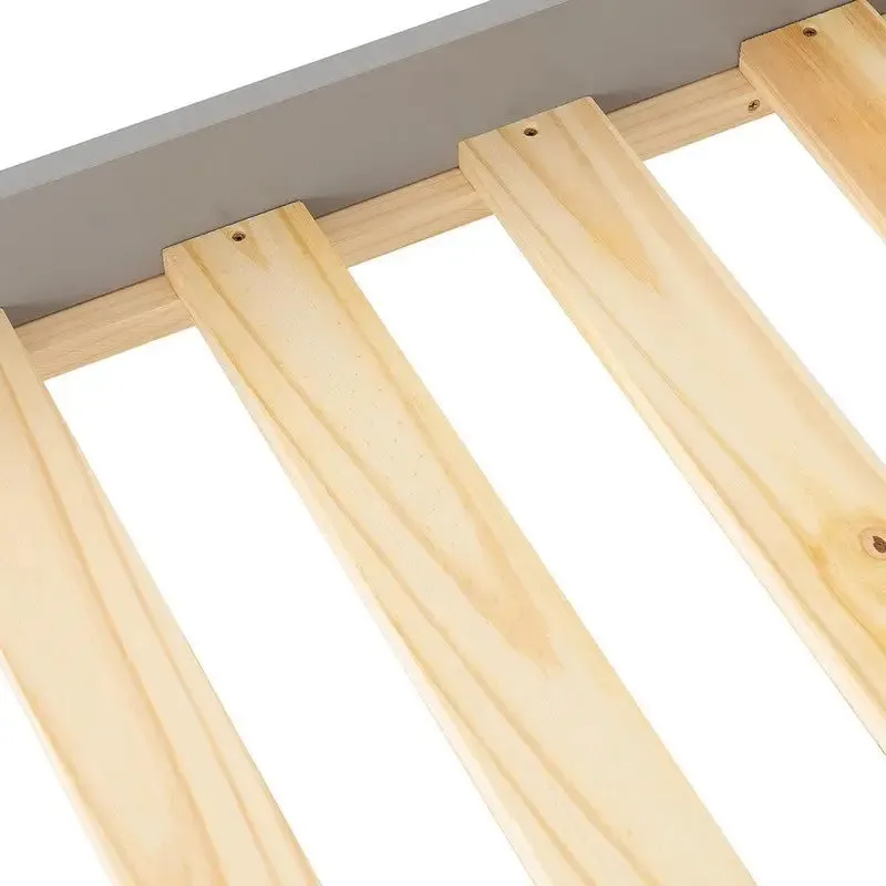 Amber Wooden Bed Frame - White & Grey Available - 3ft Single Bed