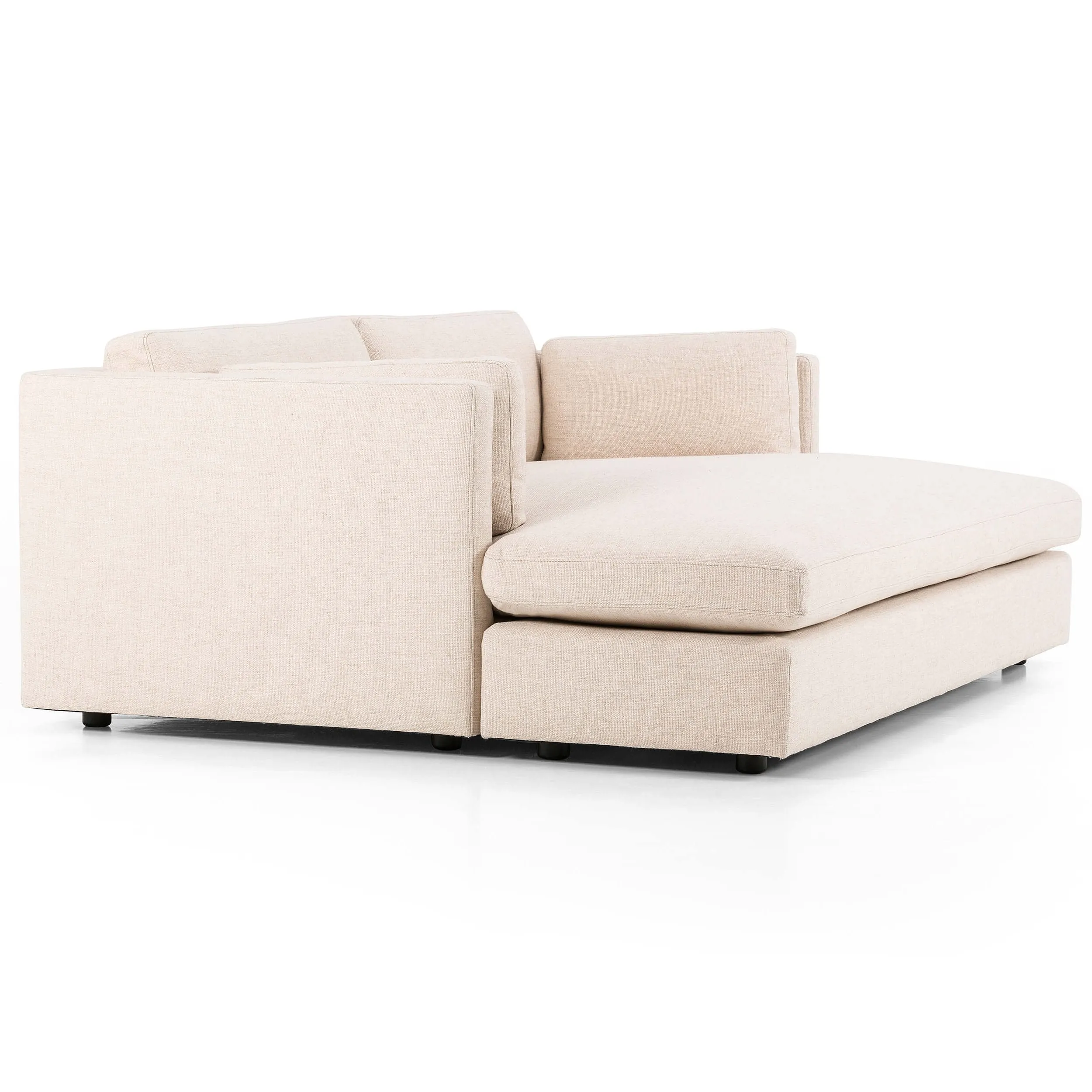 Archer Media Sofa, Thames Cream