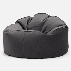 Archi Bean Bag Chair - Velvet Graphite Grey