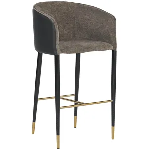 Asher Bar Stool, Sparrow Grey