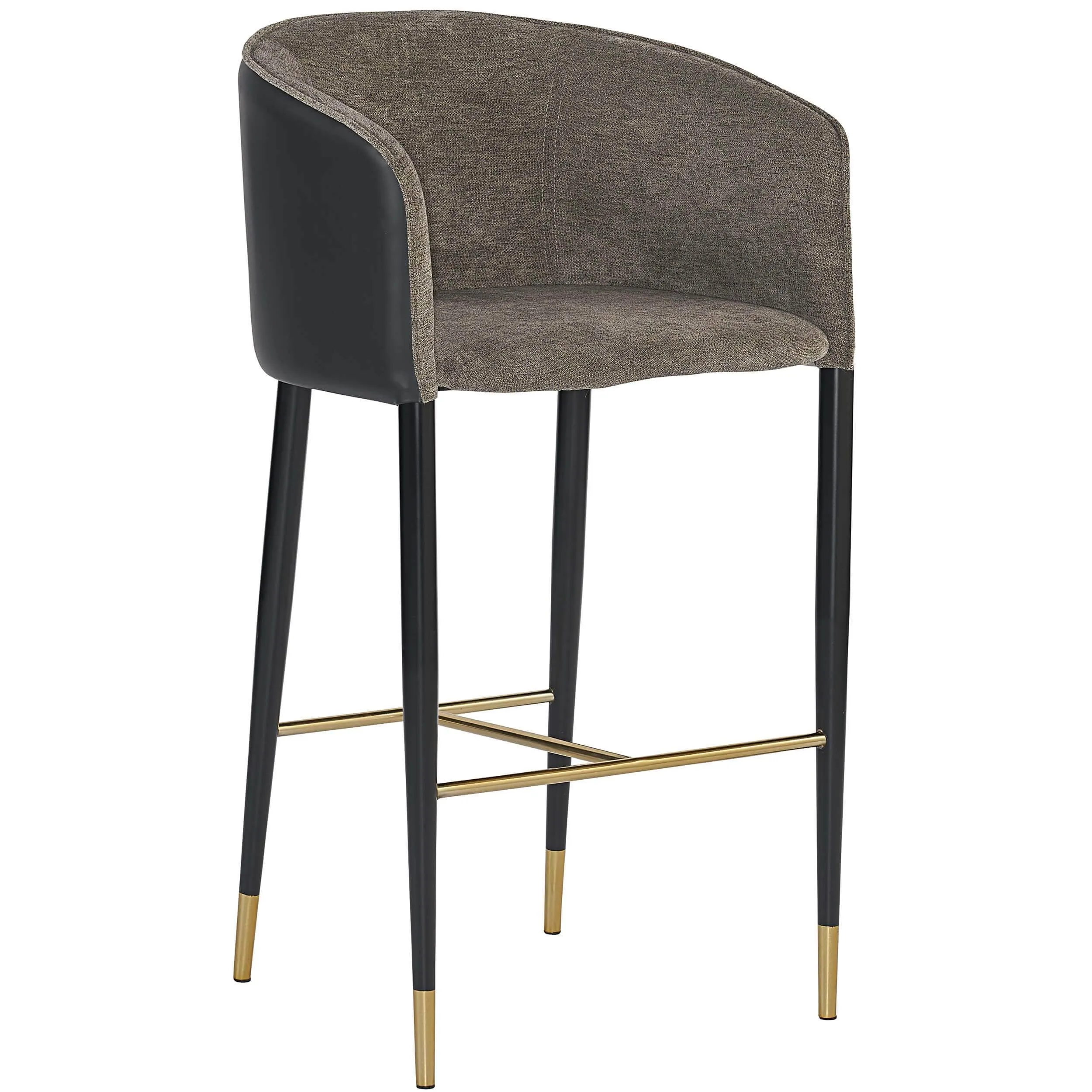 Asher Bar Stool, Sparrow Grey