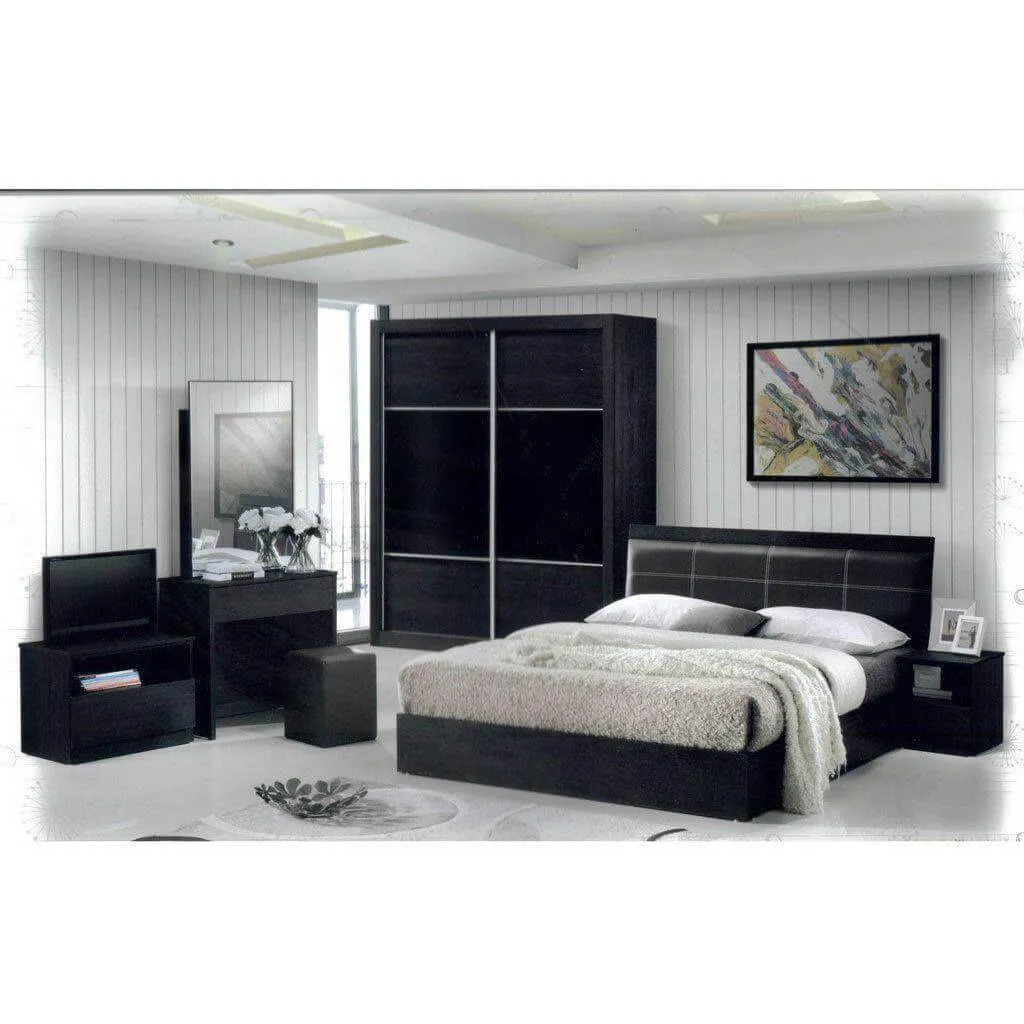 Audria Walnut Bedroom Set