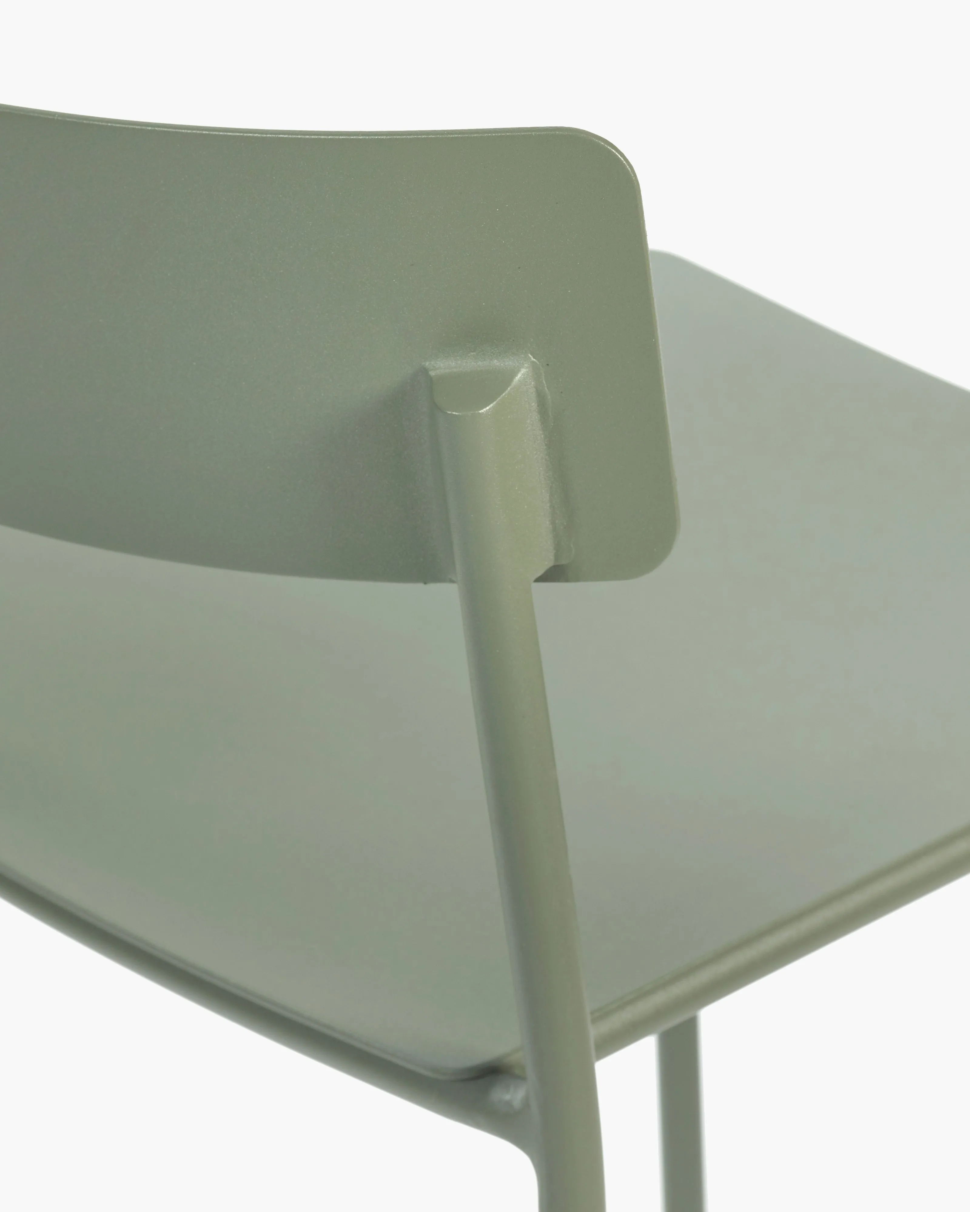 Bar stool aluminium eucalyptus green August