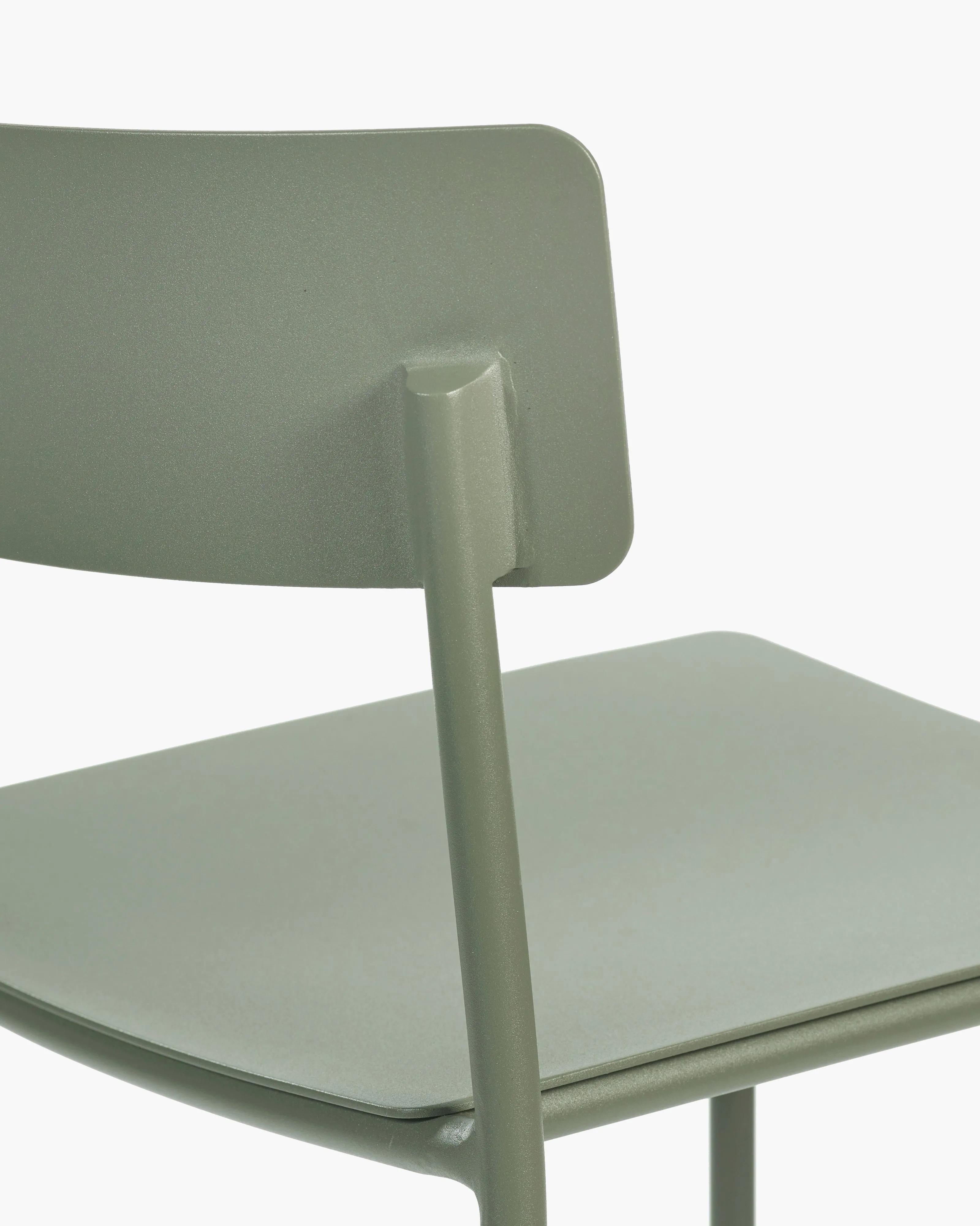 Bar stool aluminium eucalyptus green August
