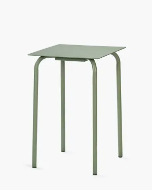 Bar table aluminium eucalyptus green August