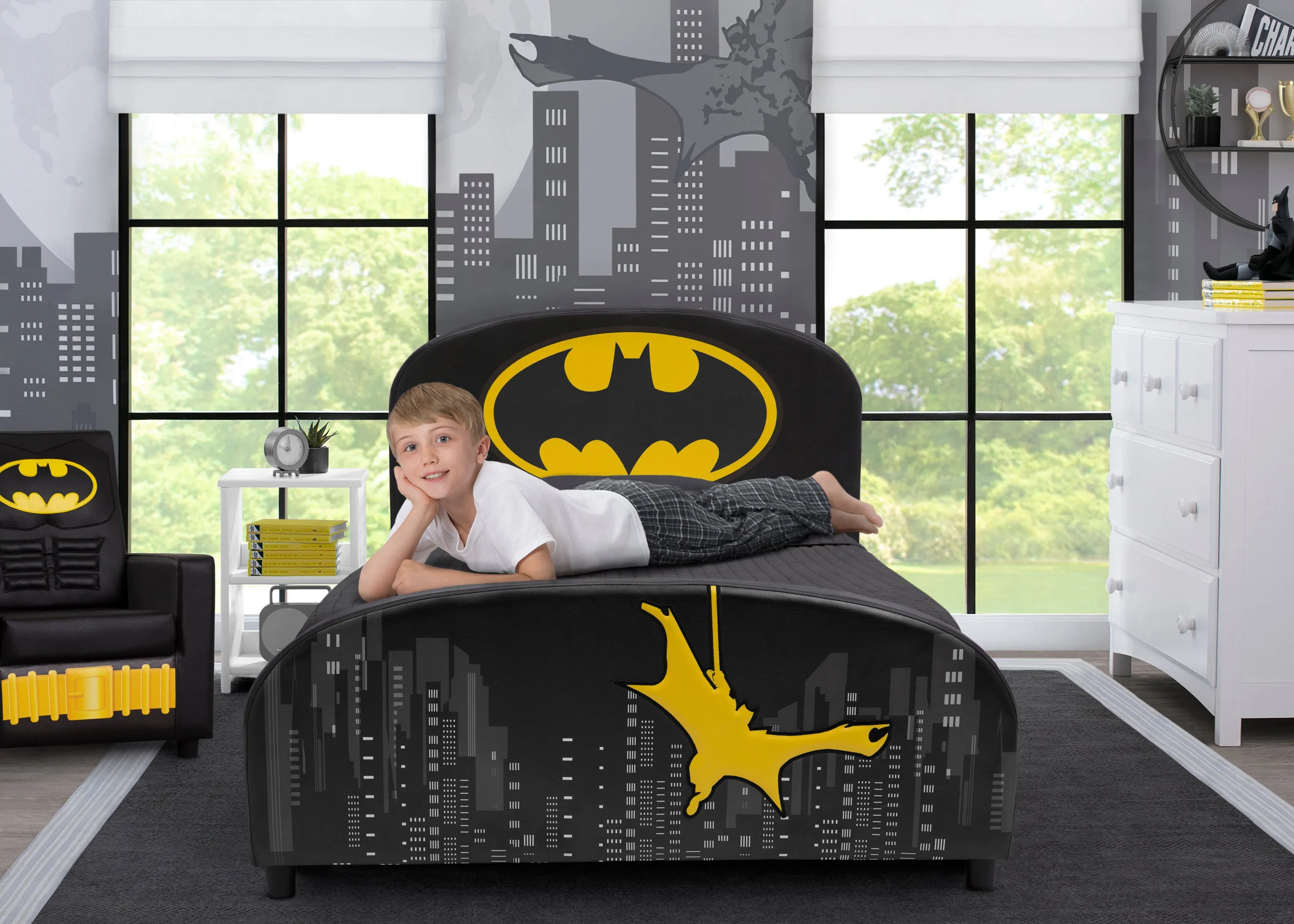 Batman Upholstered Twin Bed