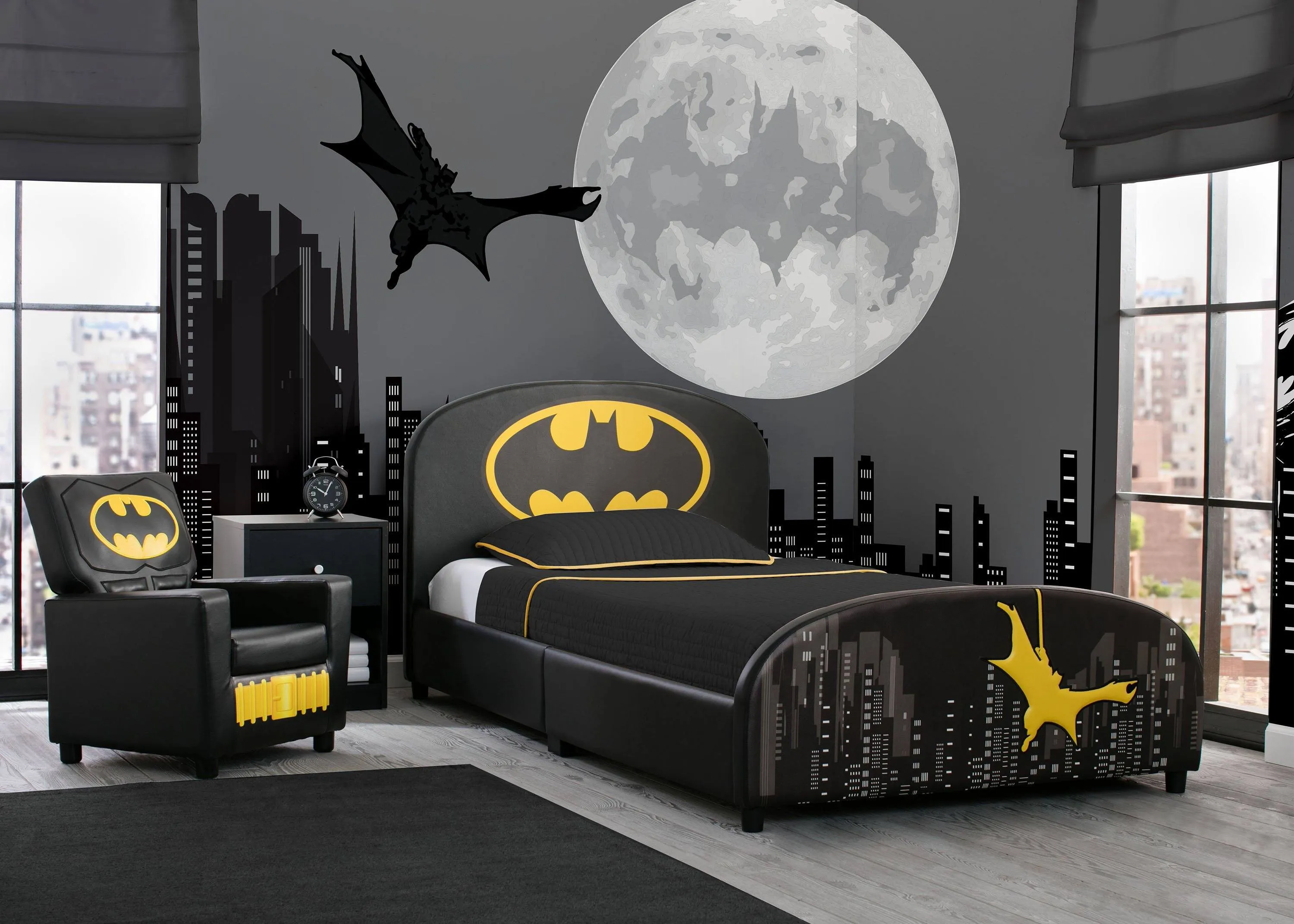 Batman Upholstered Twin Bed