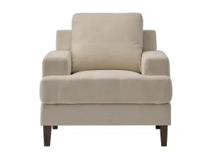 Beige Mid Century Arm Chair
