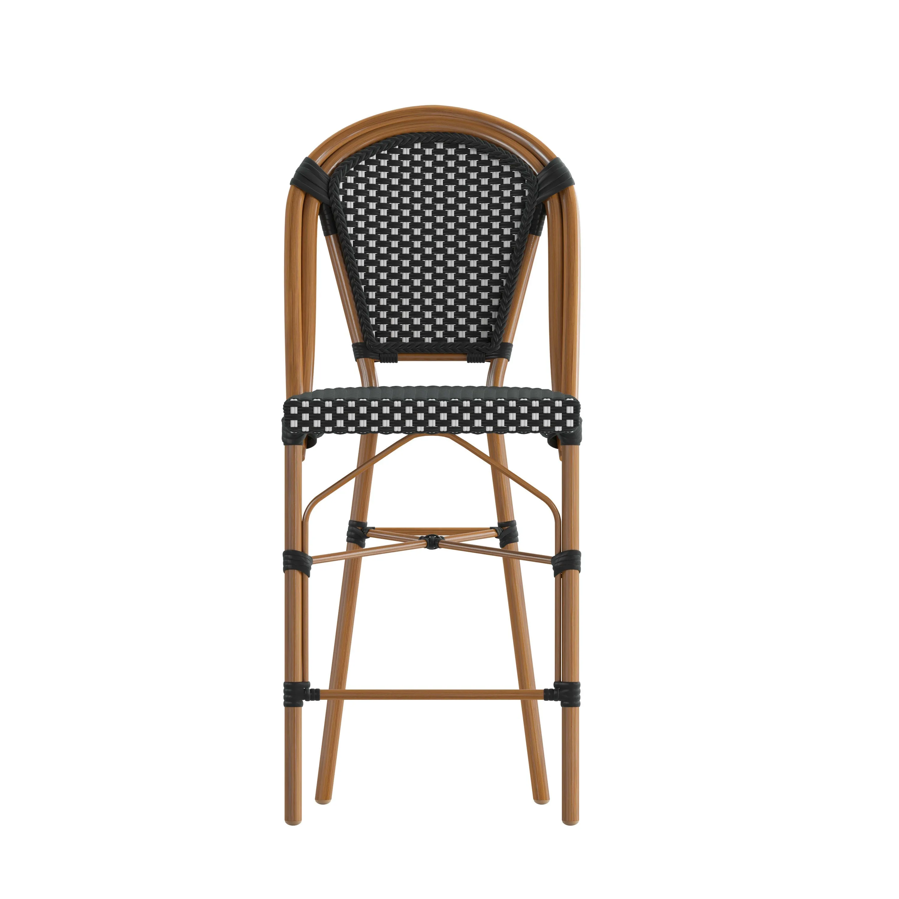 Bordeaux Commercial Grade Stackable Indoor/Outdoor Bistro 26" High Counter Height Stool