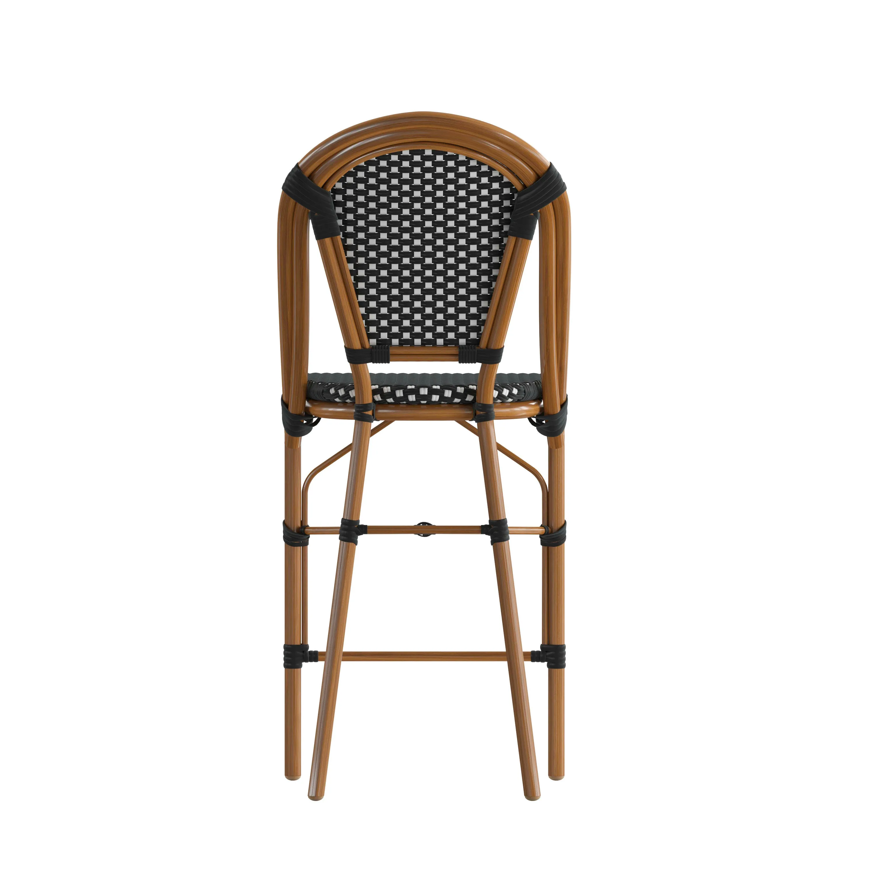Bordeaux Commercial Grade Stackable Indoor/Outdoor Bistro 26" High Counter Height Stool