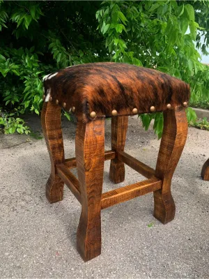 Brindle Cowhide Bar & Counter Stools