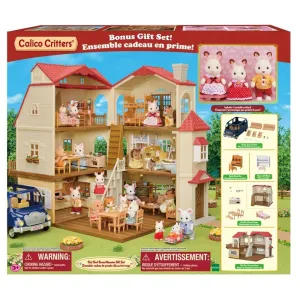 Calico Critters Red Roof Grand Mansion Gift Set
