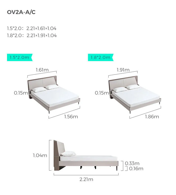 Cappuccino Taupe Bed with Mattress Set