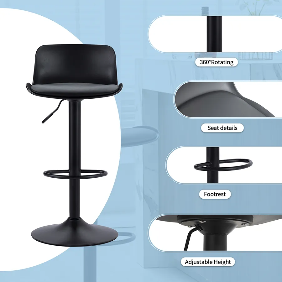 Clio Bar Chair with Cushion