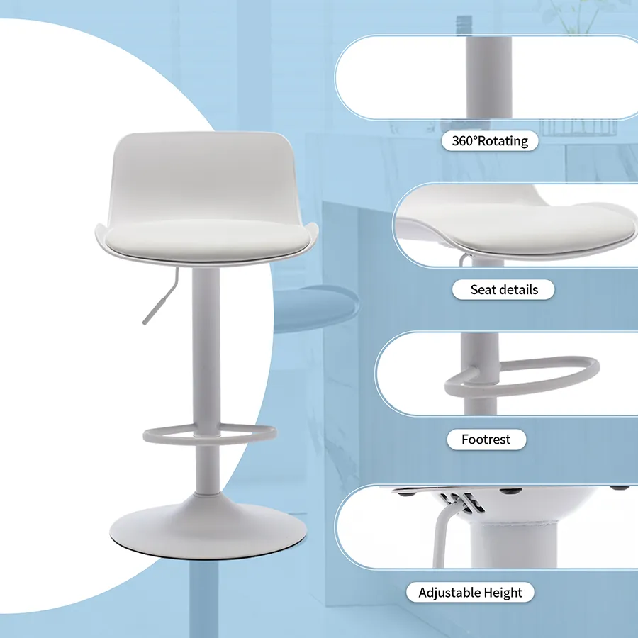 Clio Bar Chair with Cushion