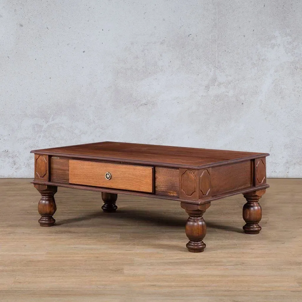 Dutch Coffee Table - 1200 - Saligna Walnut