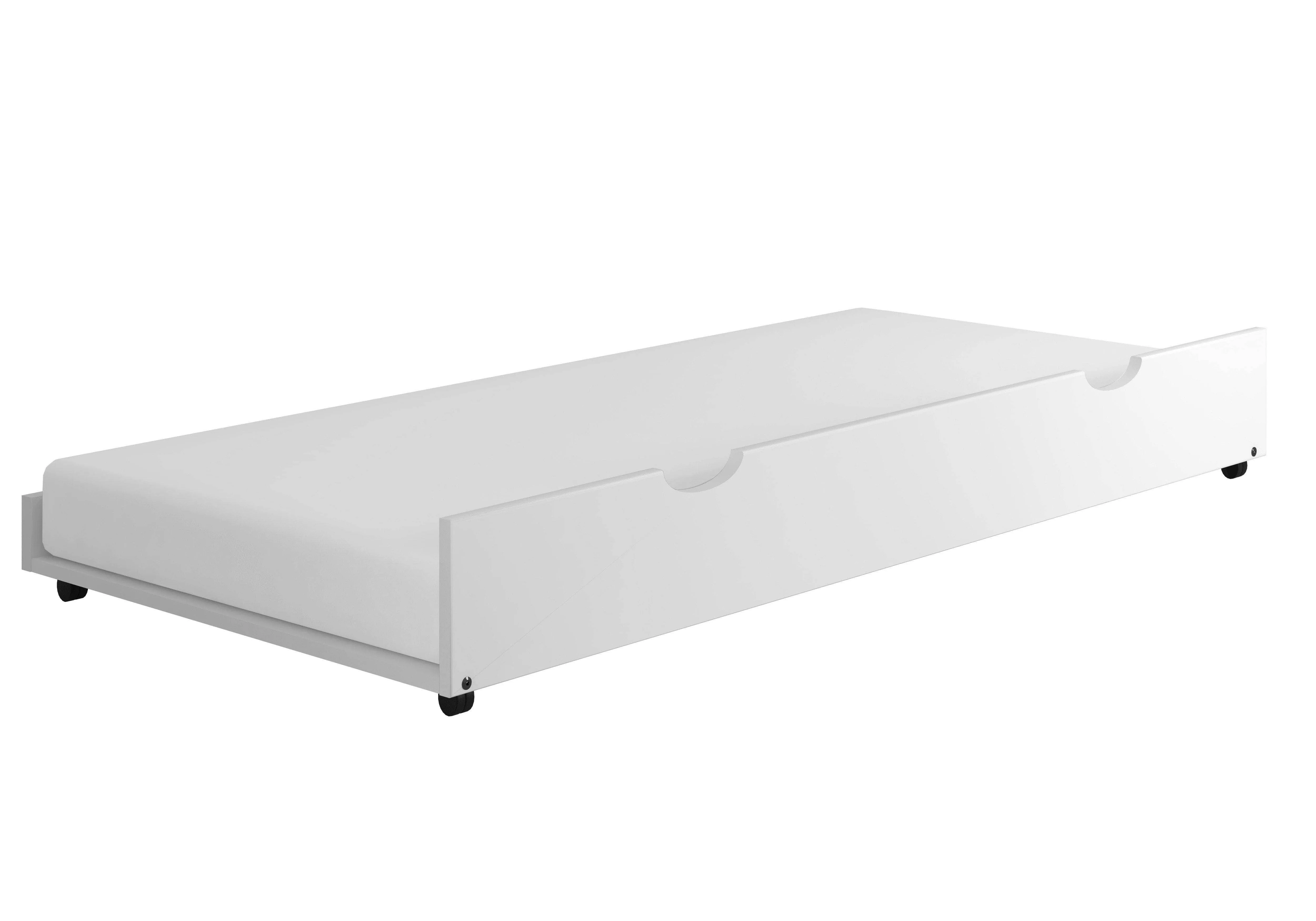 Eleanor White Bunk Bed with Trundle