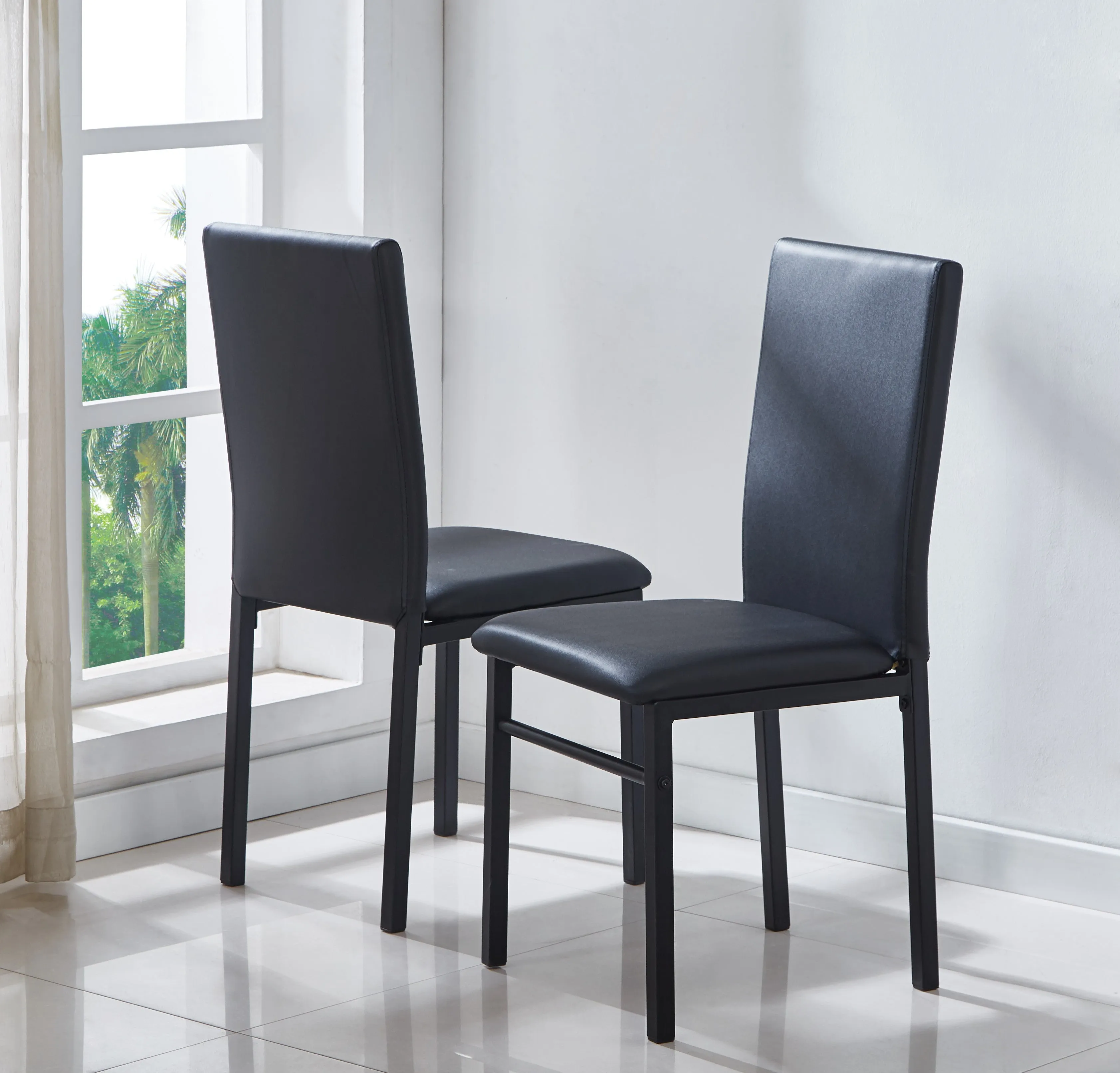 Emillia Marble Effect Dining Table and Chairs, Table with 4 Chairs or 6 Chairs