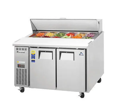 Everest EPR2 48" Standard Top Sandwich Prep Table (Side Mount)