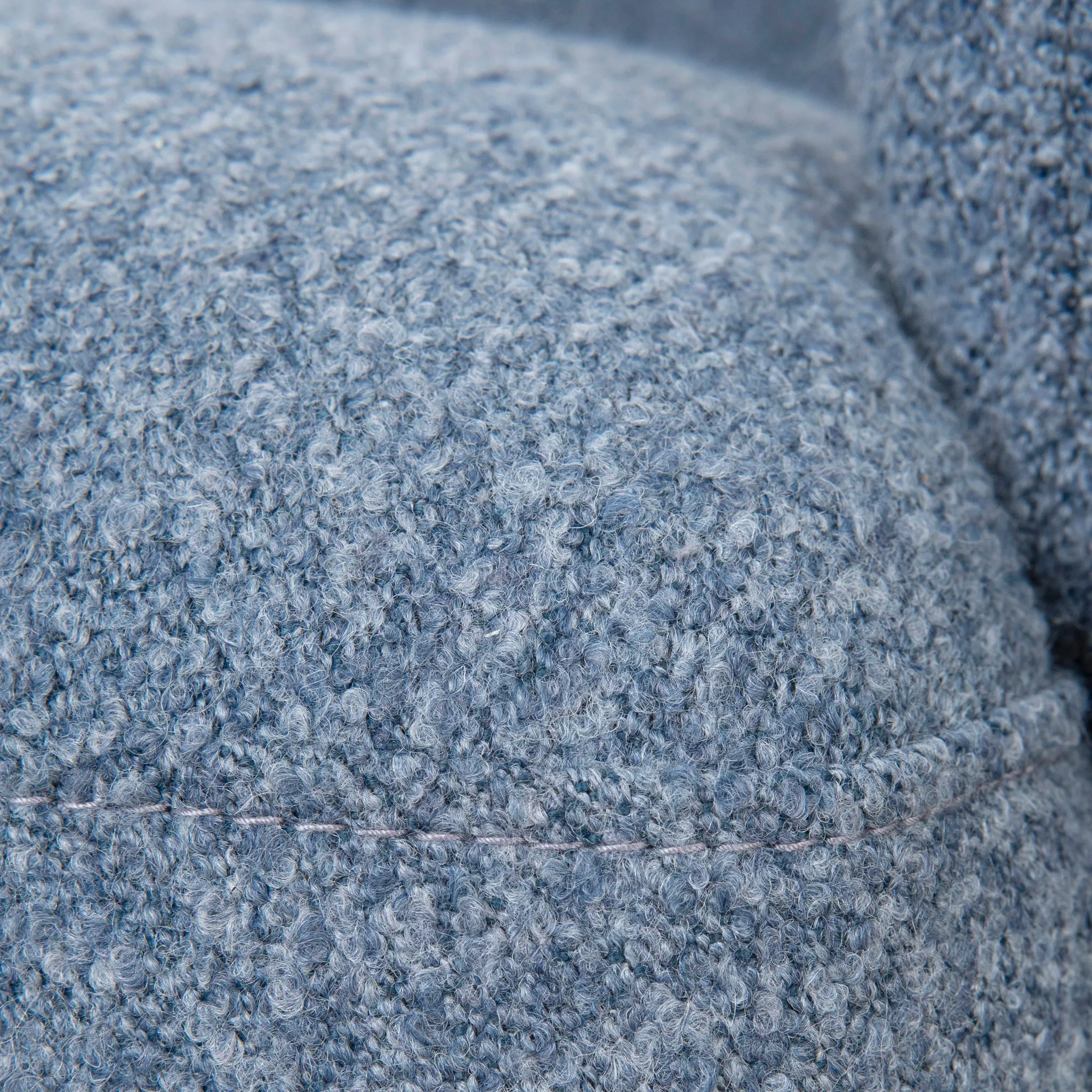 Farina Fabric Armchair - Dark Grey Blue