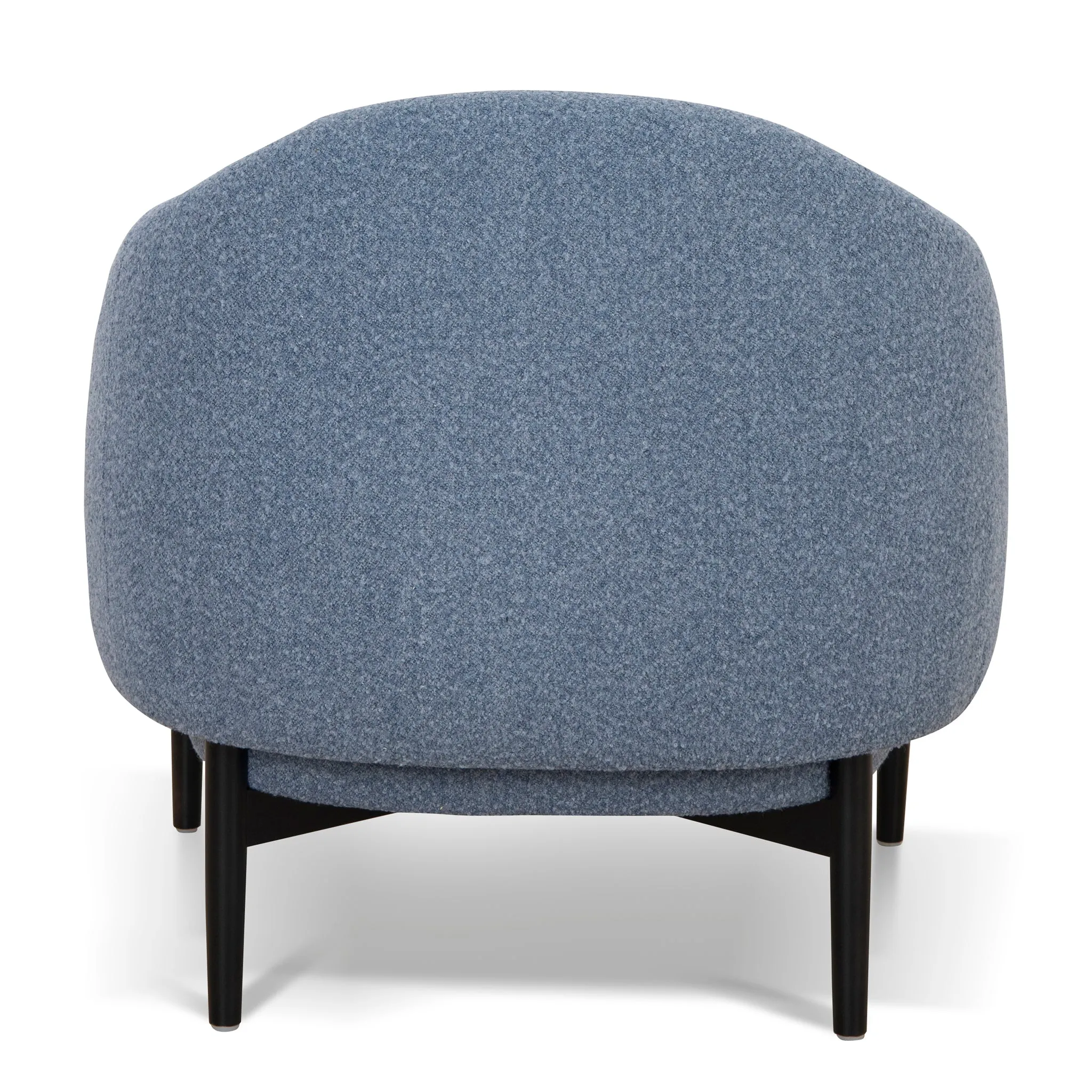Farina Fabric Armchair - Dark Grey Blue
