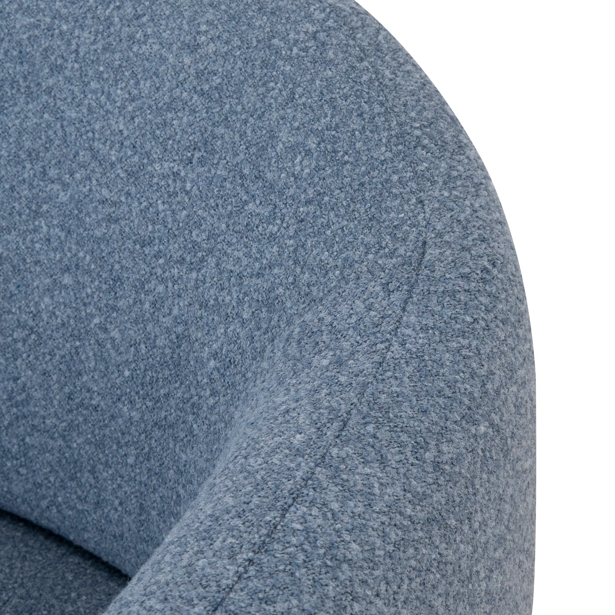 Farina Fabric Armchair - Dark Grey Blue