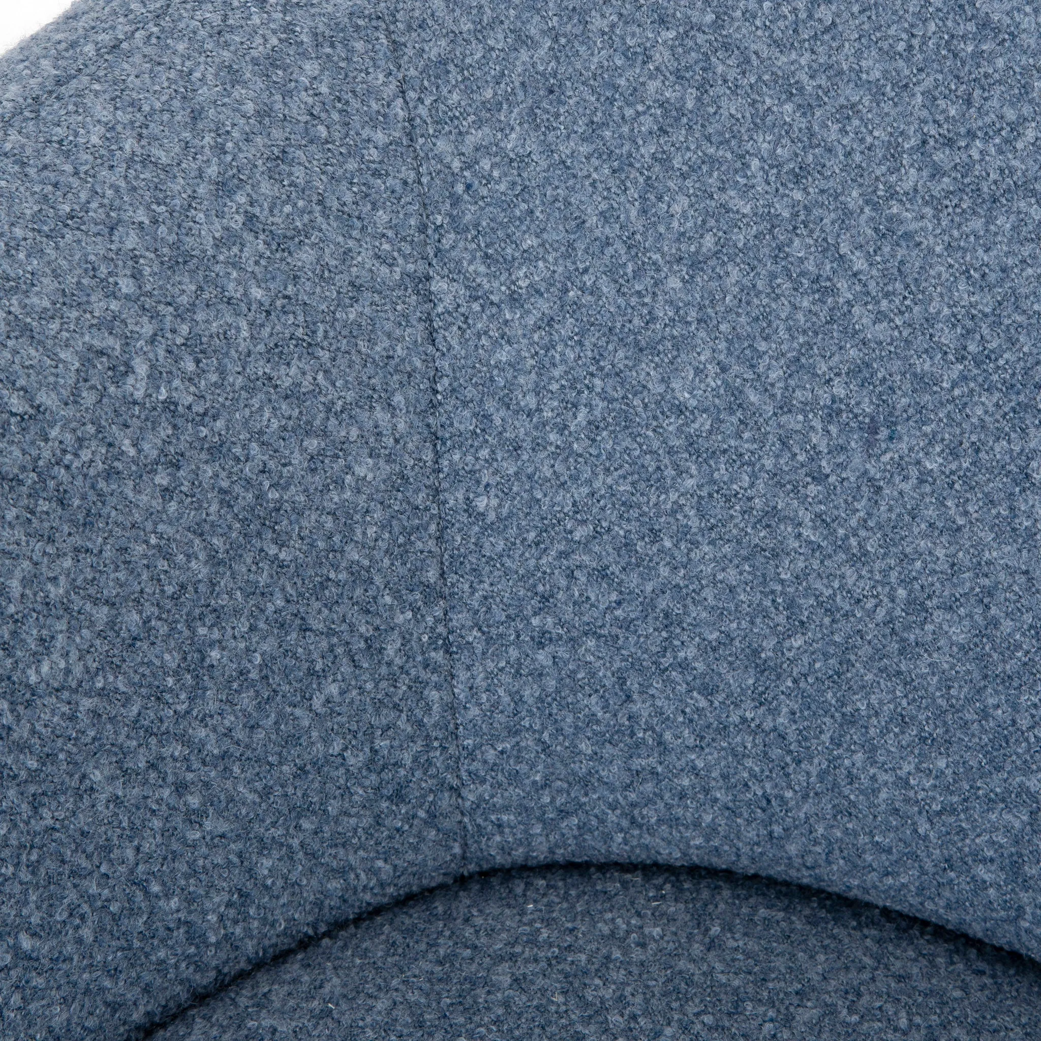Farina Fabric Armchair - Dark Grey Blue