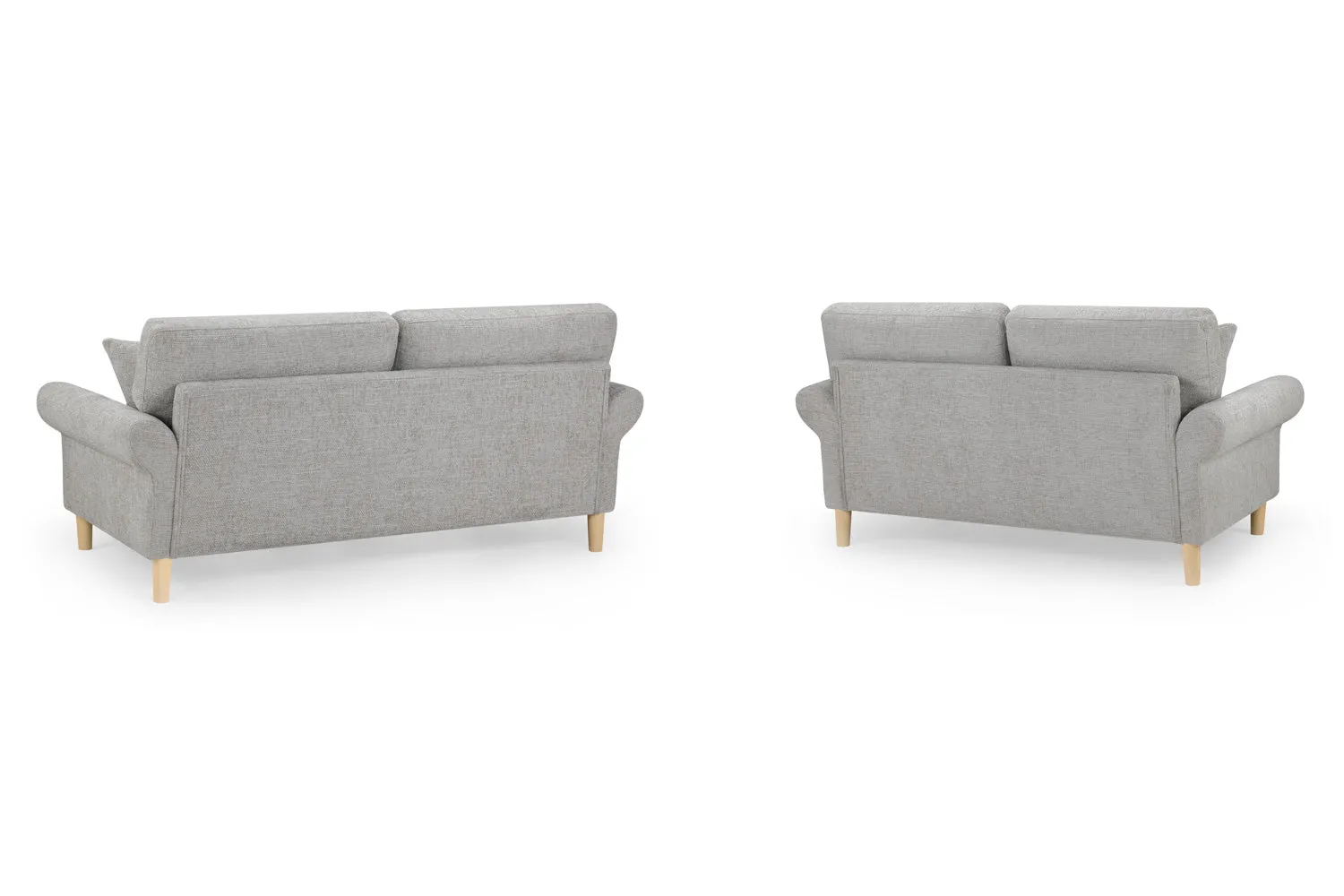 Florence Sofa Silver 3 2 Set - 190 x 155 CM