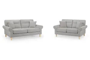Florence Sofa Silver 3 2 Set - 190 x 155 CM