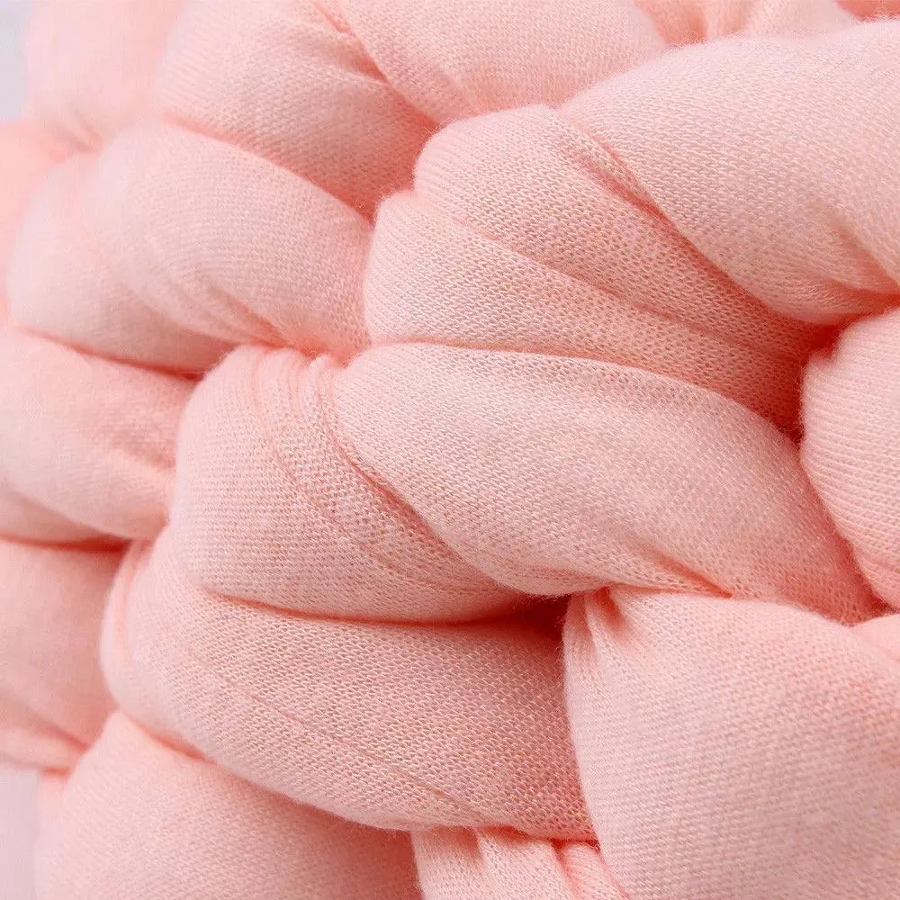 Fluffy Knitted Round Cat Bed