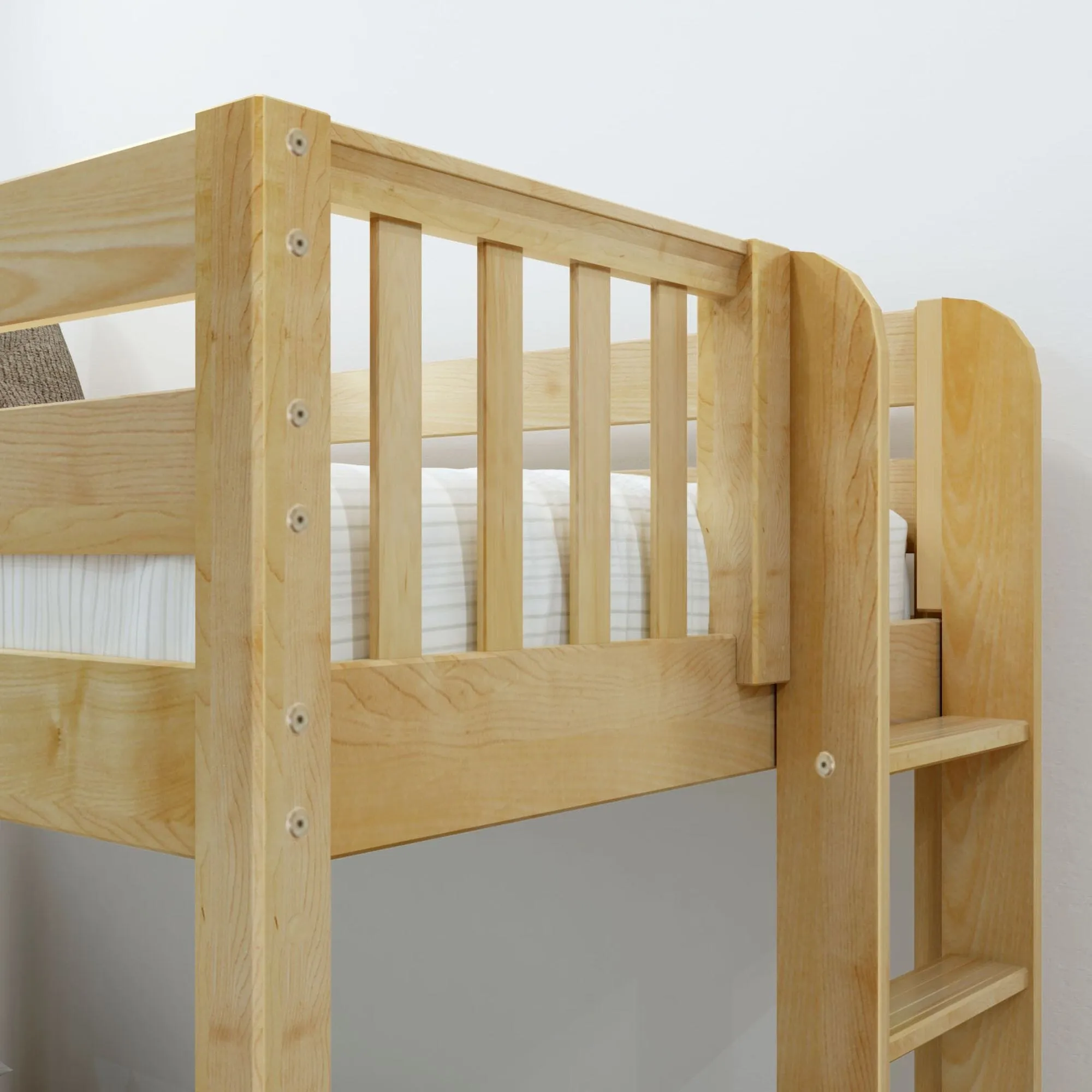 Full XL Bunk Bed with Ladder on End