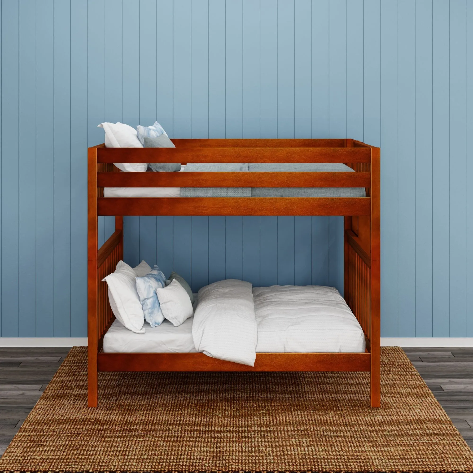 Full XL Bunk Bed with Ladder on End