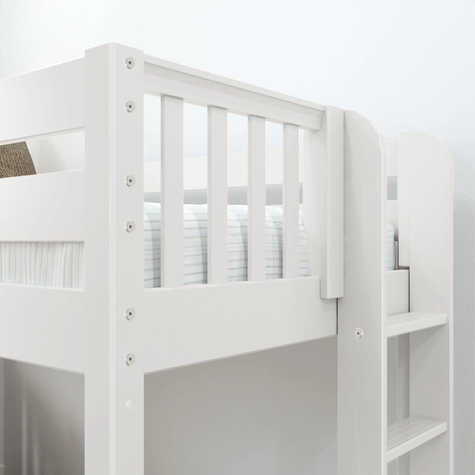 Full XL Bunk Bed with Ladder on End