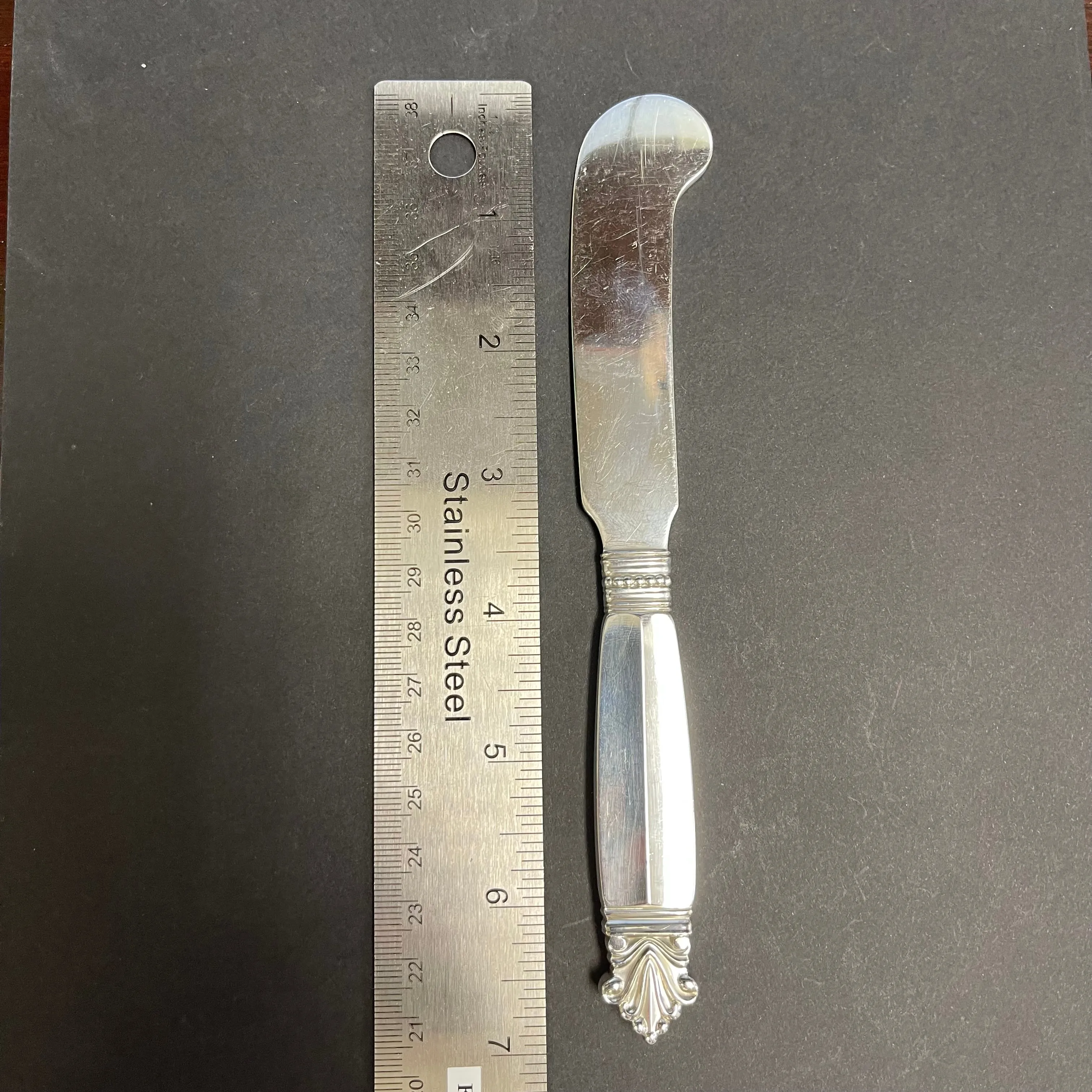 Georg Jensen Sterling Silver Acanthus Butter Knife