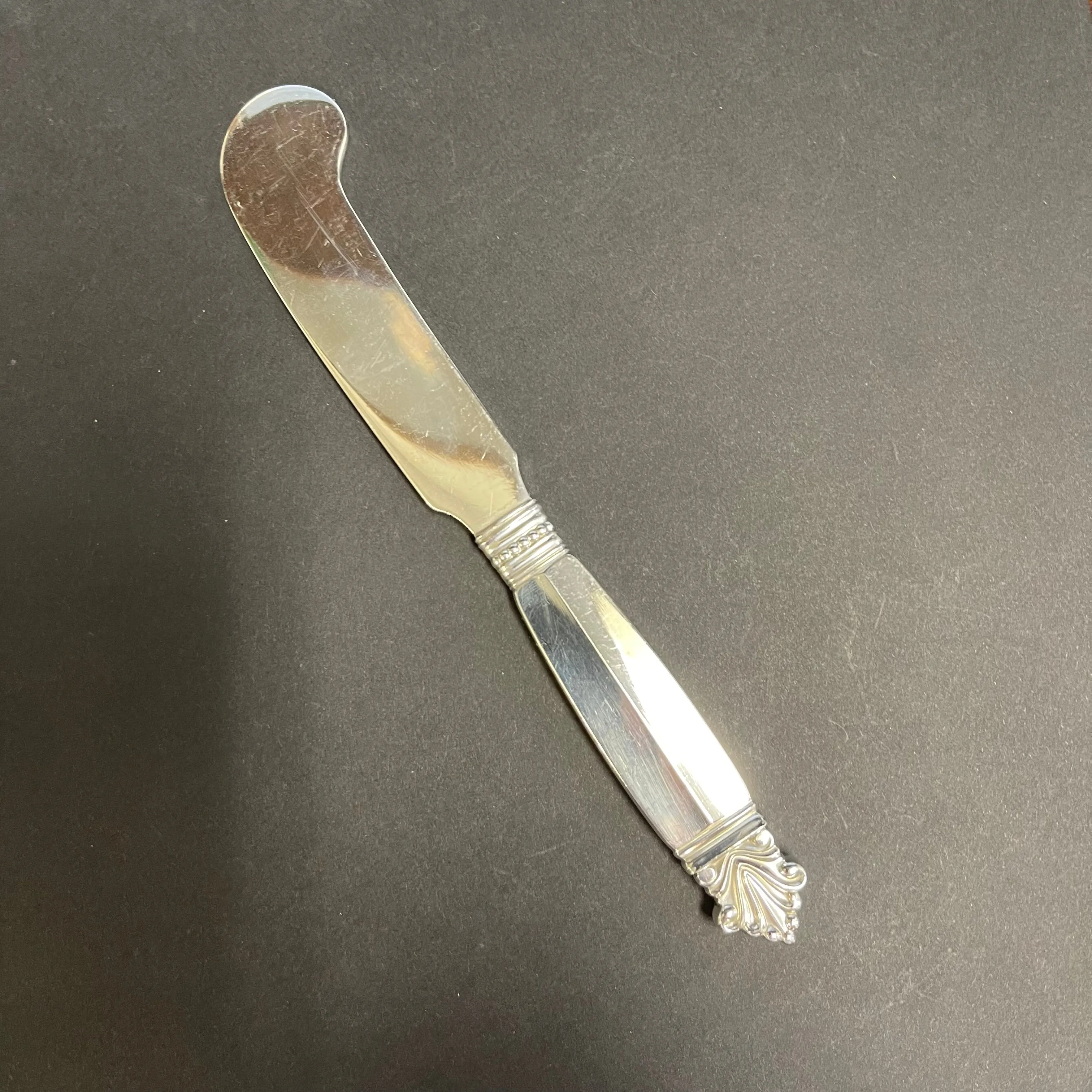 Georg Jensen Sterling Silver Acanthus Butter Knife