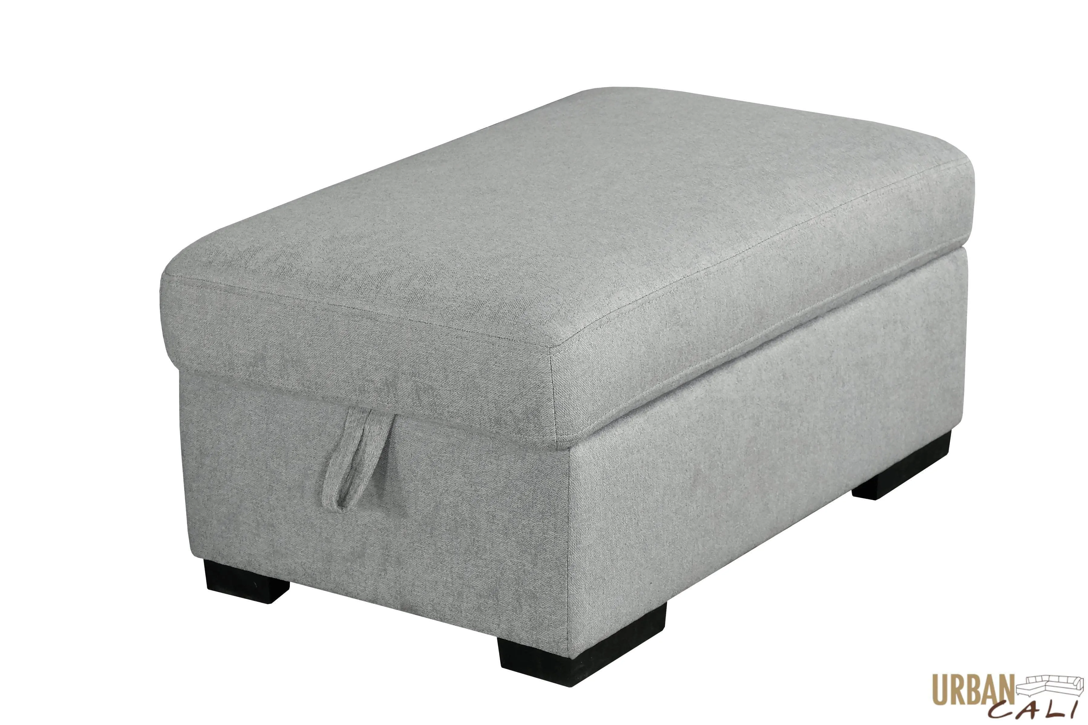 Gerardo Sleeper Sectional Sofa Bed with Storage Ottoman