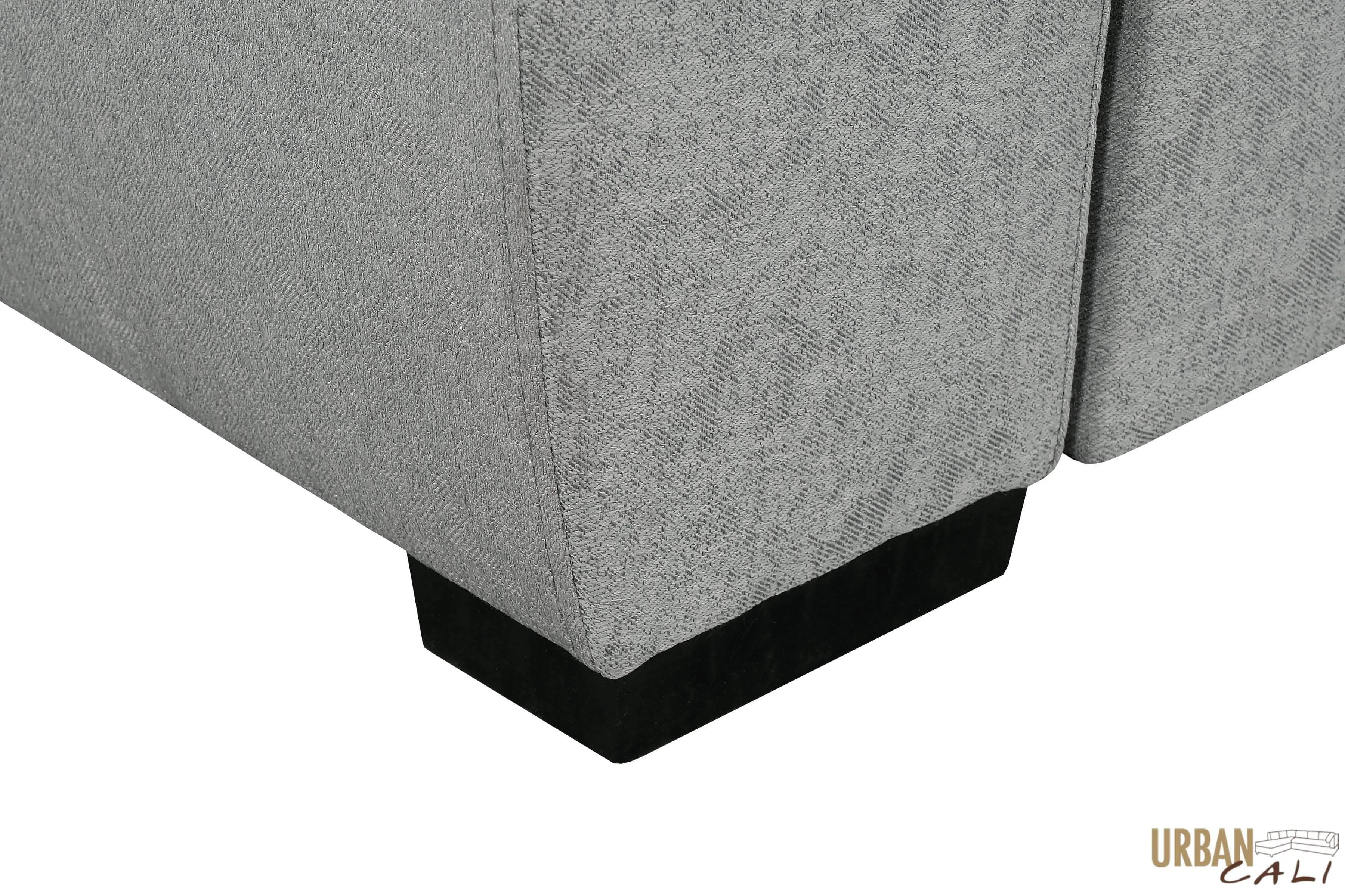 Gerardo Sleeper Sectional Sofa Bed with Storage Ottoman