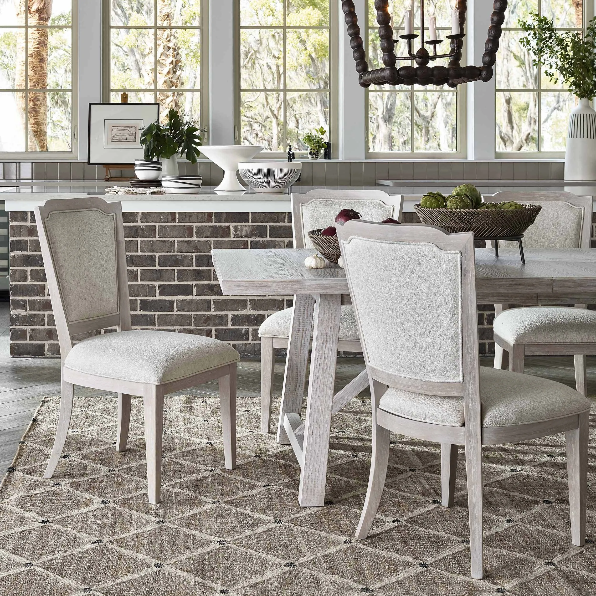 Getaway Upholster Back Side Chair, Set of 2